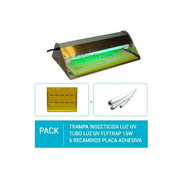 Pack Sistema insecticida Luz UV Flytrap